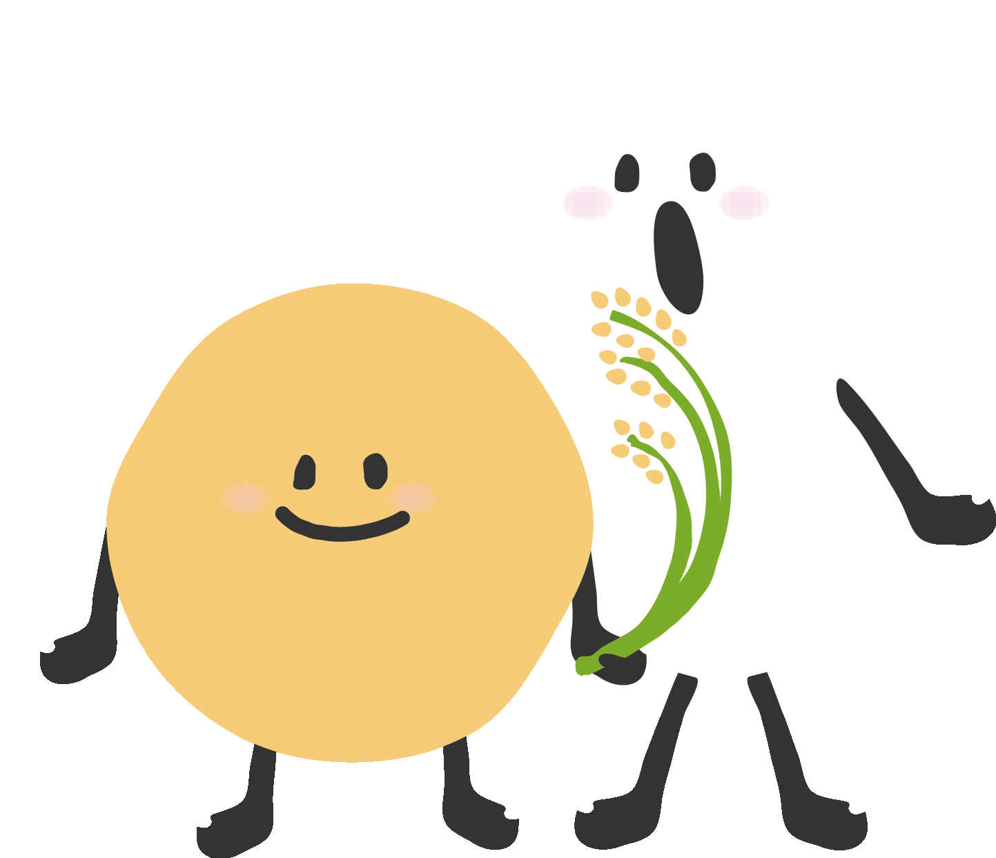 べいたくん&おこめちゃん