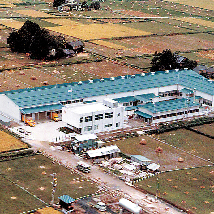 写真：柿山本店工場全景（1970年（昭和45年）ごろ）